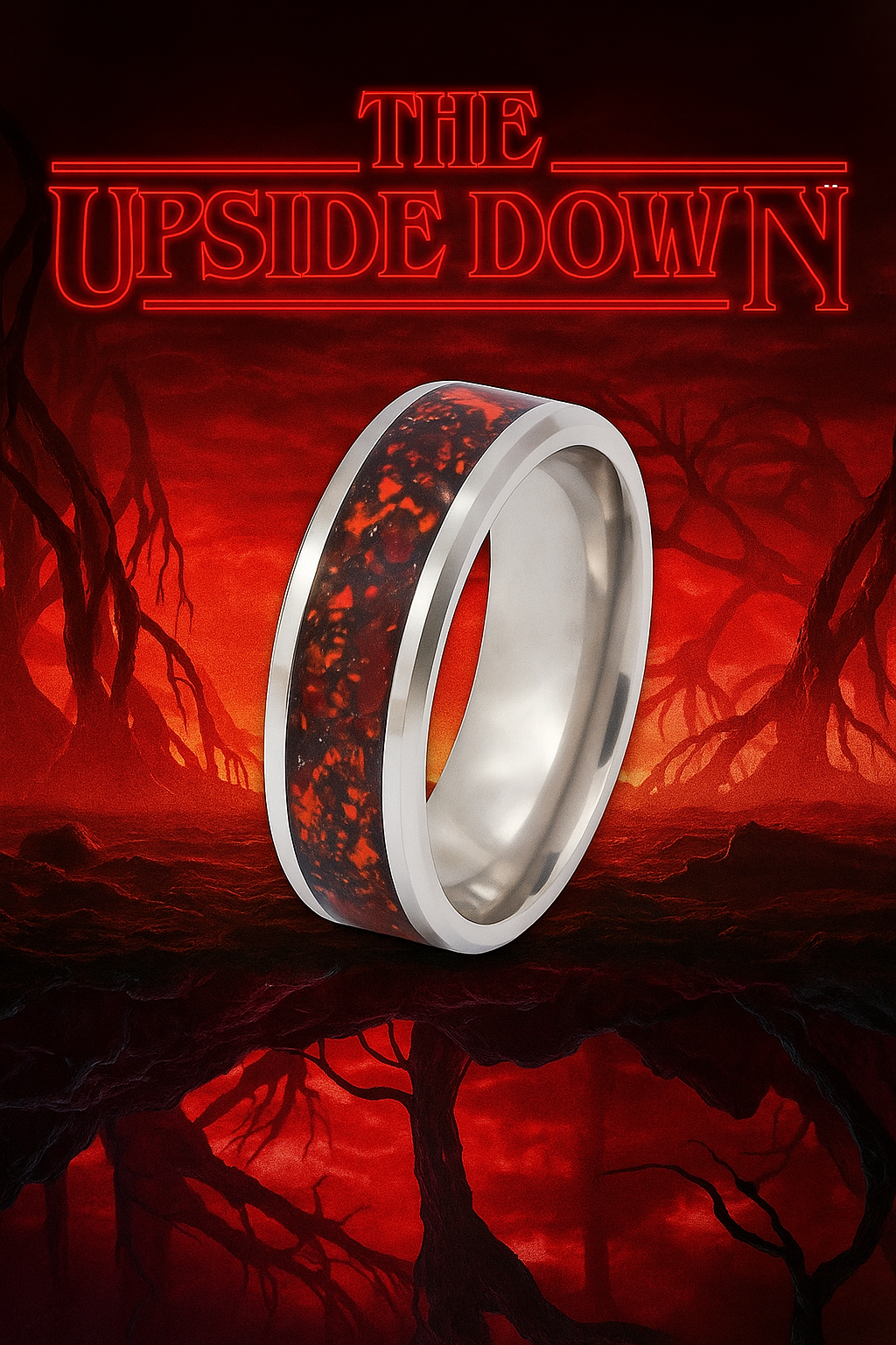 The upside down- Fiery opal ring.