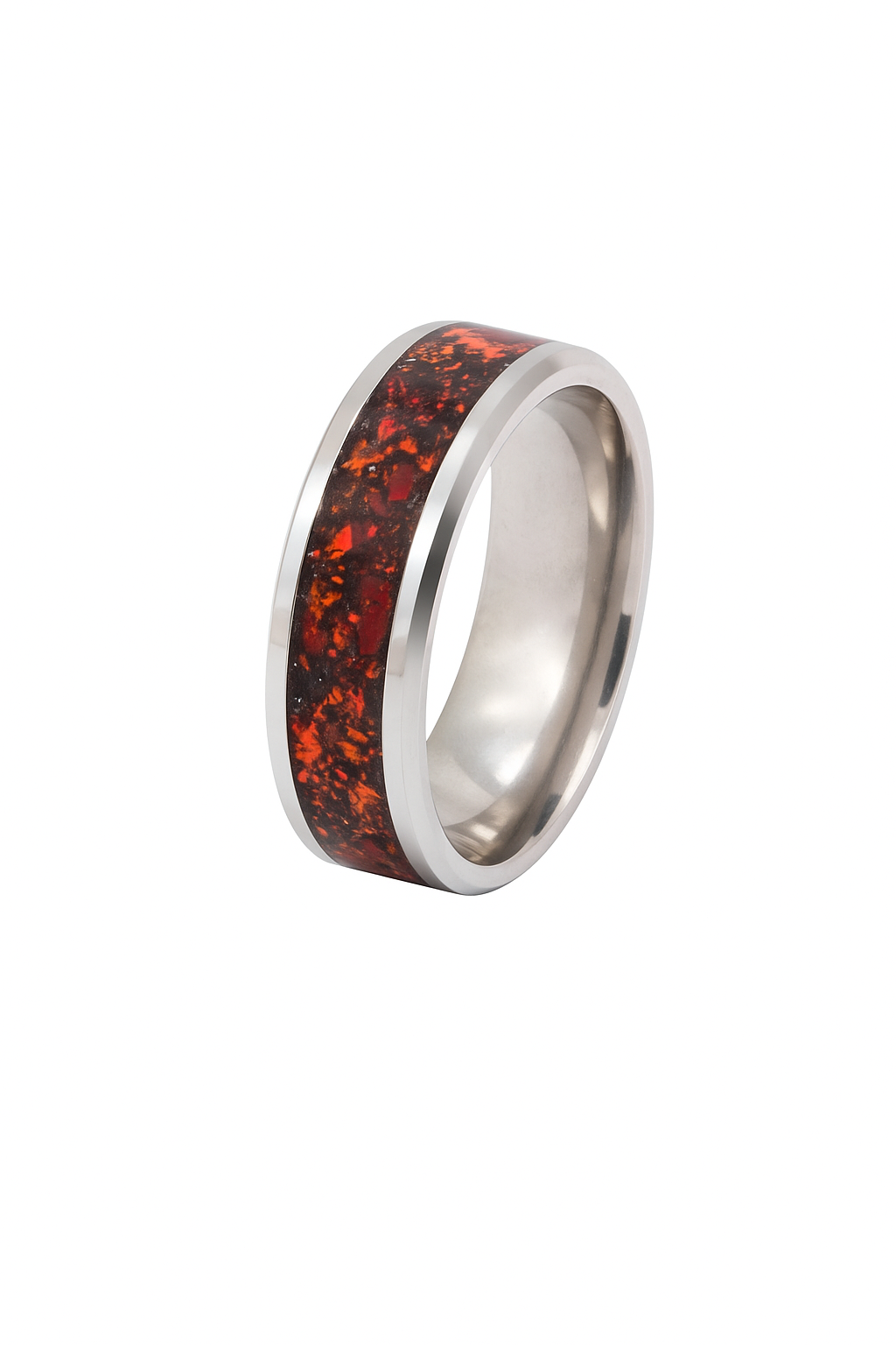 The upside down- Fiery opal ring.